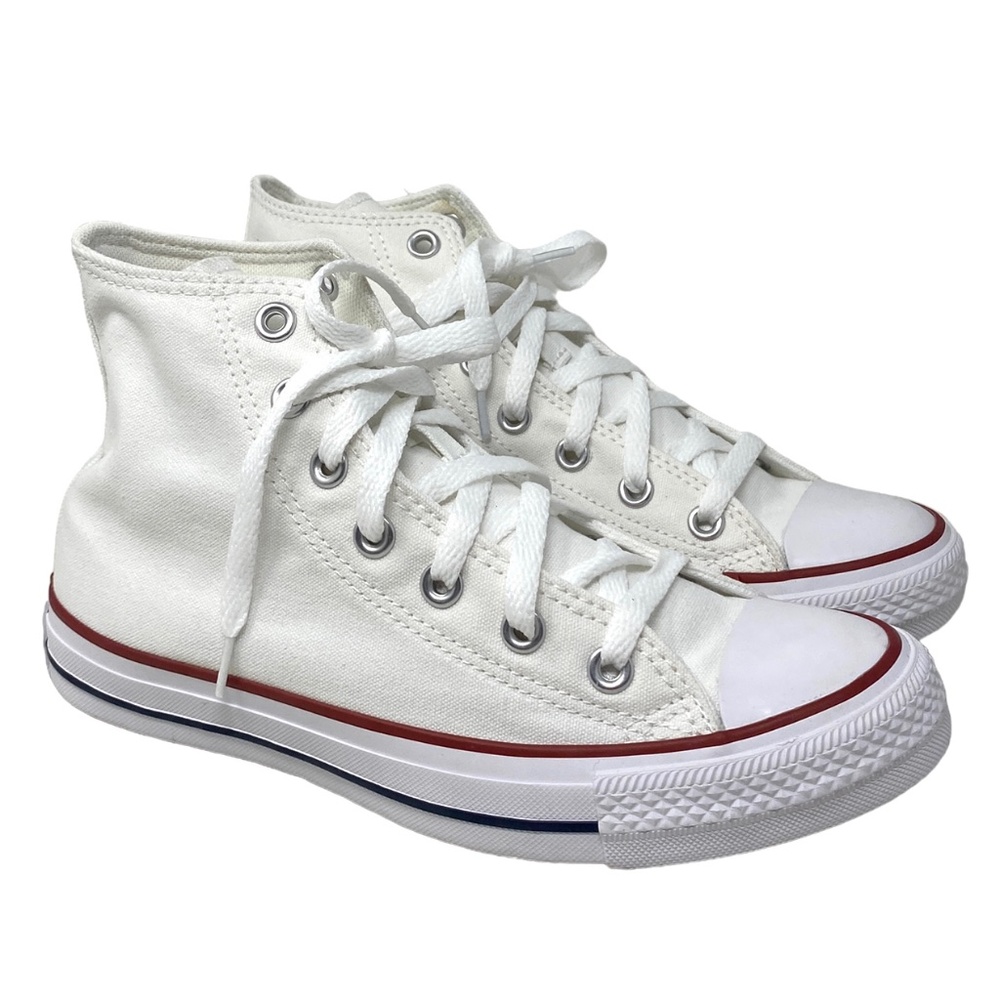 Converse Chuck Taylor Shoes Women Size High Top Canvas White Custom M7650C-WWWSB - Picture 2 of 10